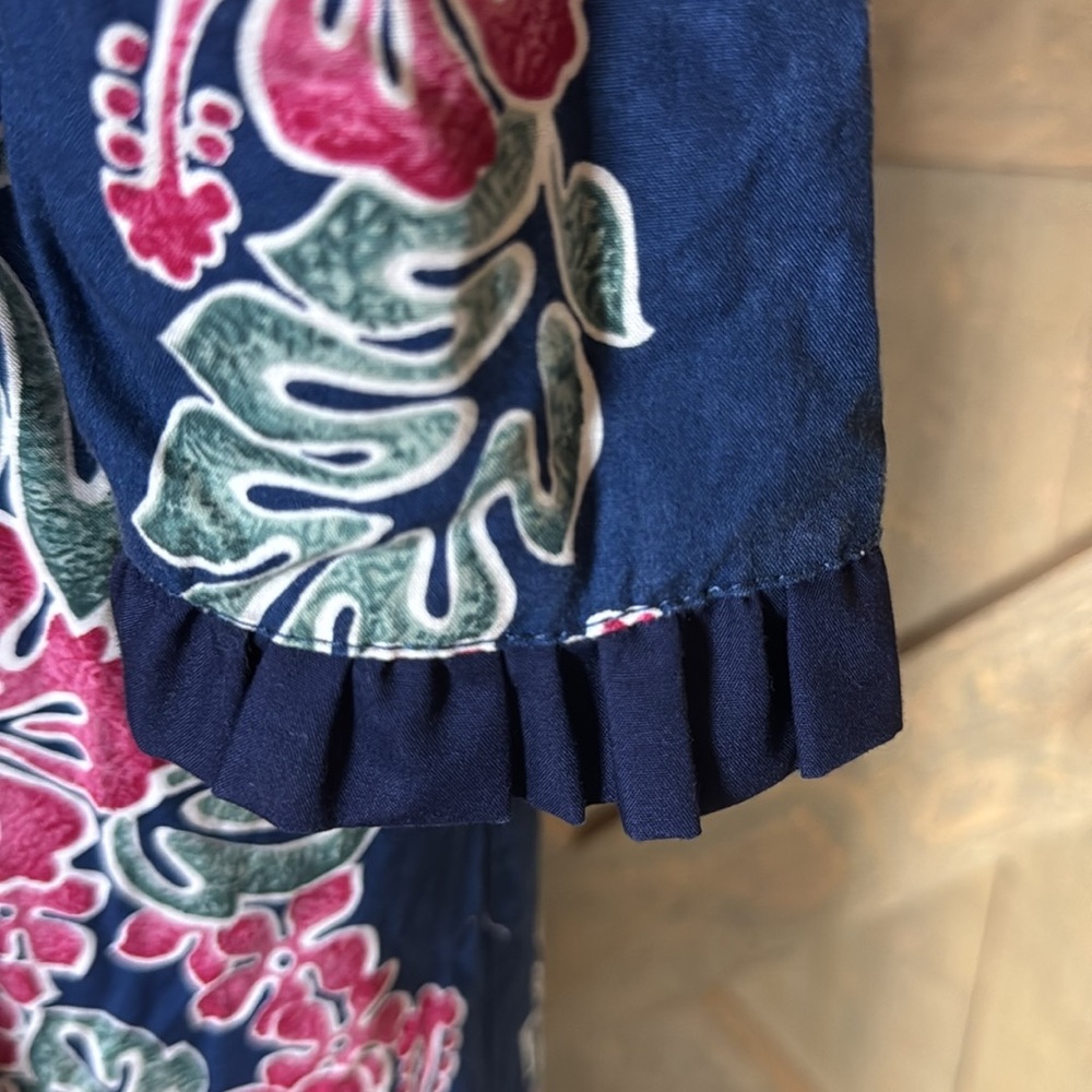 Vintage Jane M Hawaii tropical print dress / house dress - Picture 10 of 12